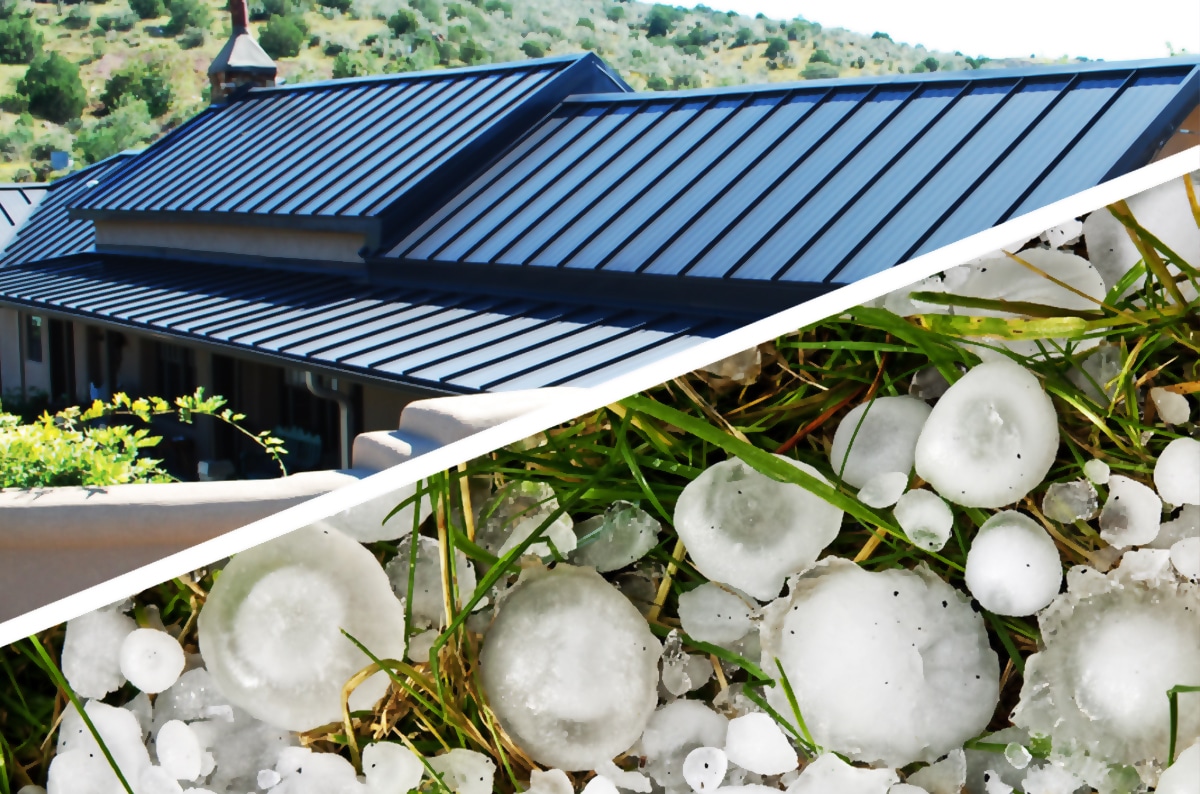 Metal Roofing - Hail Damage Repair Image